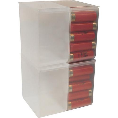 MTM Case-Guard 25 Round Shotshell Box, sold as set of 4 Clear - Primary Image
