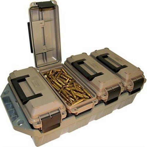 MTM 4-Can Ammo Crate 30 Cal Dark Earth - Primary Image
