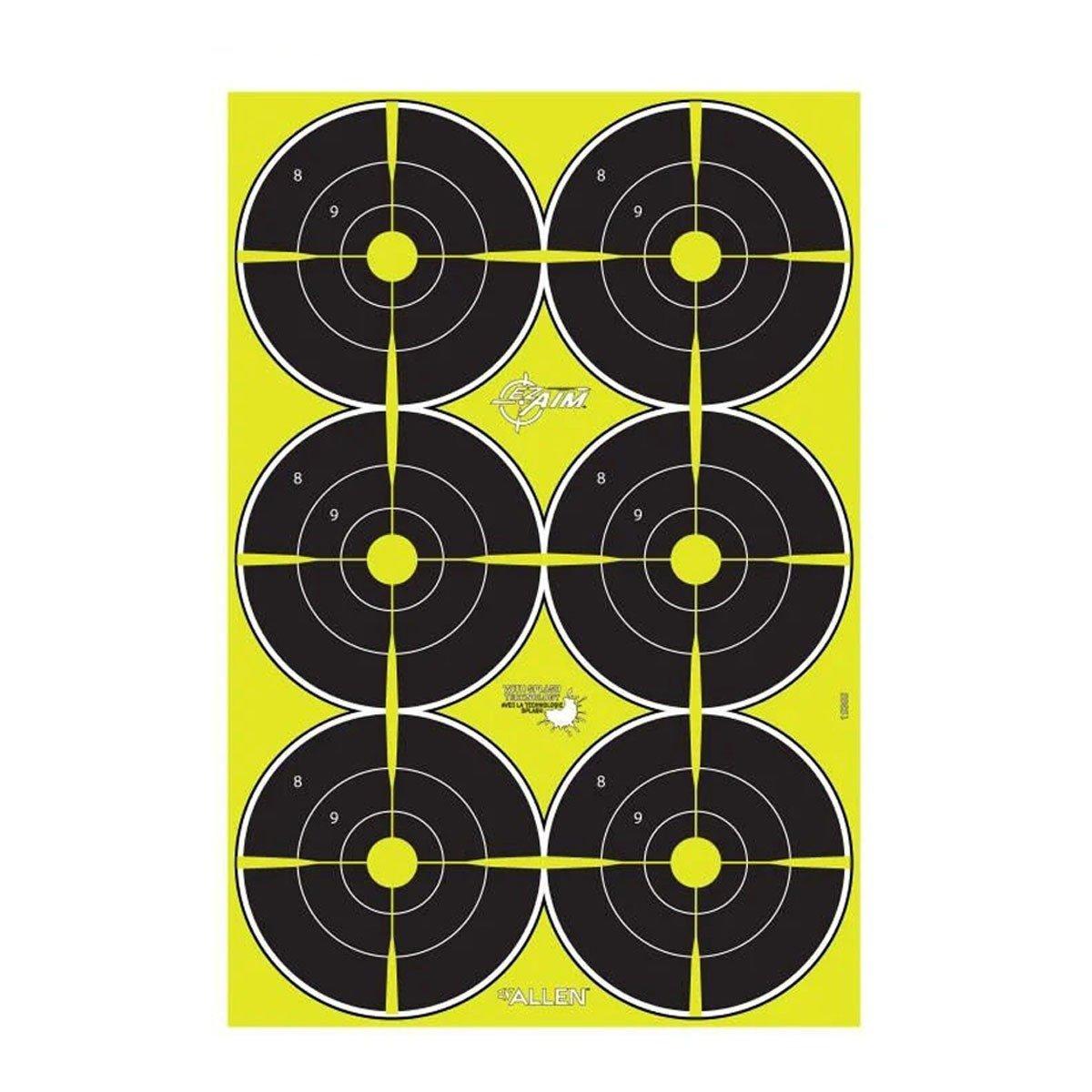 Allen Ez Aim Splash Reactive Paper Targets 100 Pack - Allen Company
