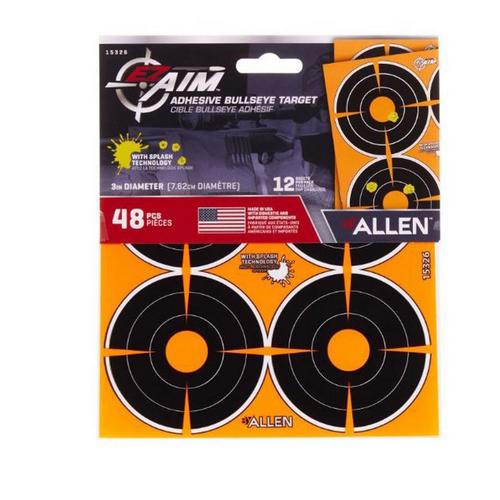 Allen EZ-Aim Adhesive Splash Bullseye Target 48 Bullseyes - Primary Image