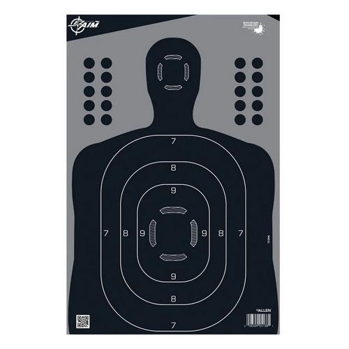 Allen Ez Aim Adhesive Silhouette Reactive Paper Targets 100 Pack - Primary Image