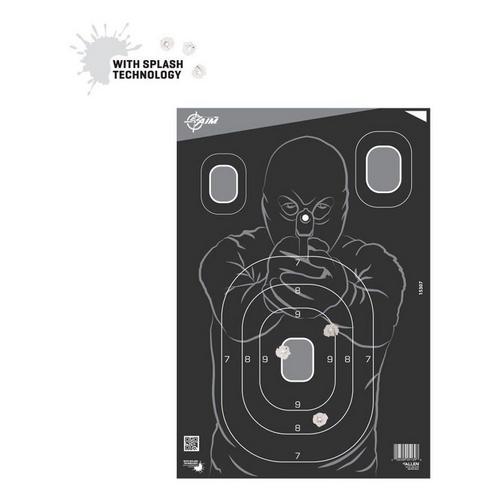 Allen Ez Aim Non-Adhesive Silhouette Reactive Paper Targets 100 Pack - Primary Image