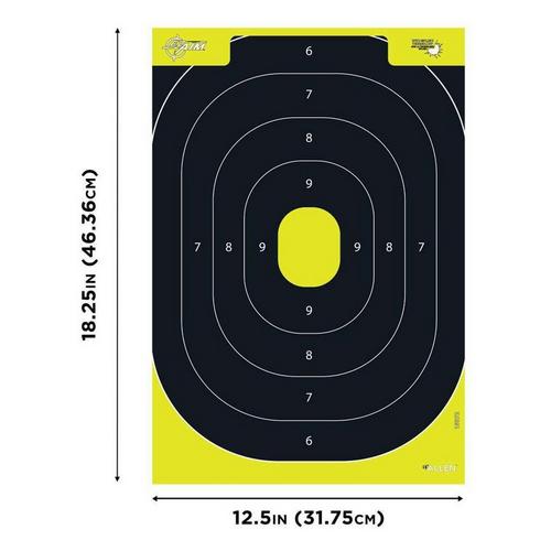 EZ Aim Splash Reactive Paper Silhouette Trainer Shooting Targets - 30 Pack - Primary Image