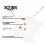 Allen Ez Aim AR500 Steel Bear Target - Thumbnail 3 of 3