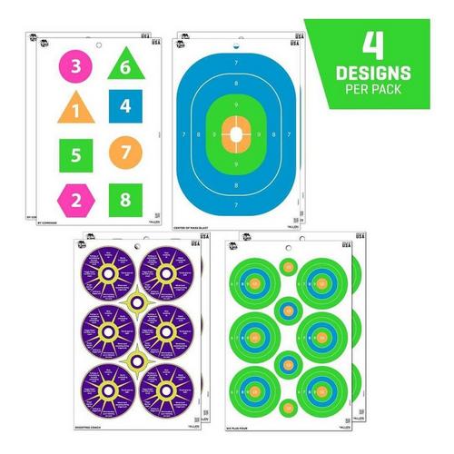 EZ Aim Fun Group Paper Shooting Targets - Primary Image