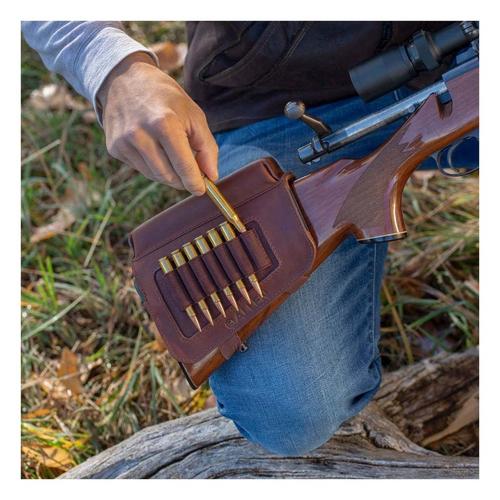 Allen Westcliff Leather Buttstock Cartridge Carrier - Primary Image
