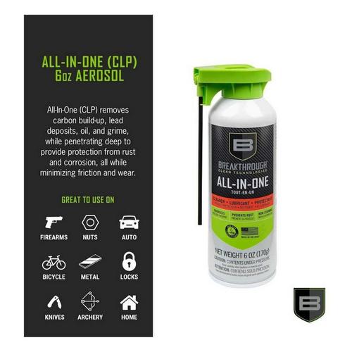 Breakthrough Clean Technologies Aerosol All-In-One (CLP) 6oz - Primary Image