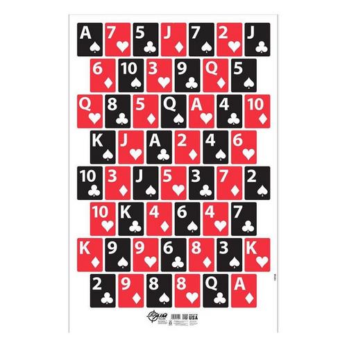 Allen EZ Aim Deck of Cards Shooting Target & Backer - Primary Image