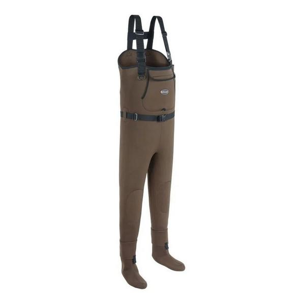Men's Allen Rock Creek Neoprene Stockingfoot Chest Waders Adult Medium Chocolate Brown