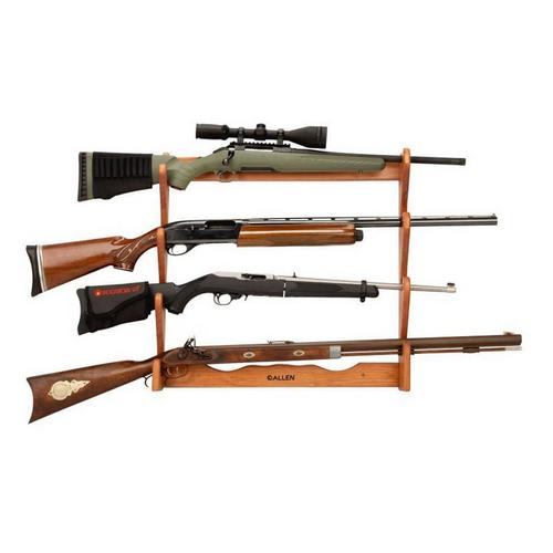 Allen 4-Gun Wooden Firearm Rack - Primary Image