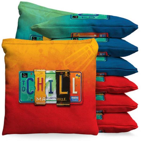 Baggo Margaritaville License To Chill 1 LB Cornhole Bean Bag Toss Bags Set (set of 8)