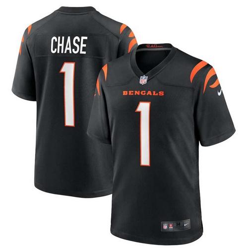 Nike Cincinnati Bengals Ja'Marr Chase #1 Game Jersey - Primary Image