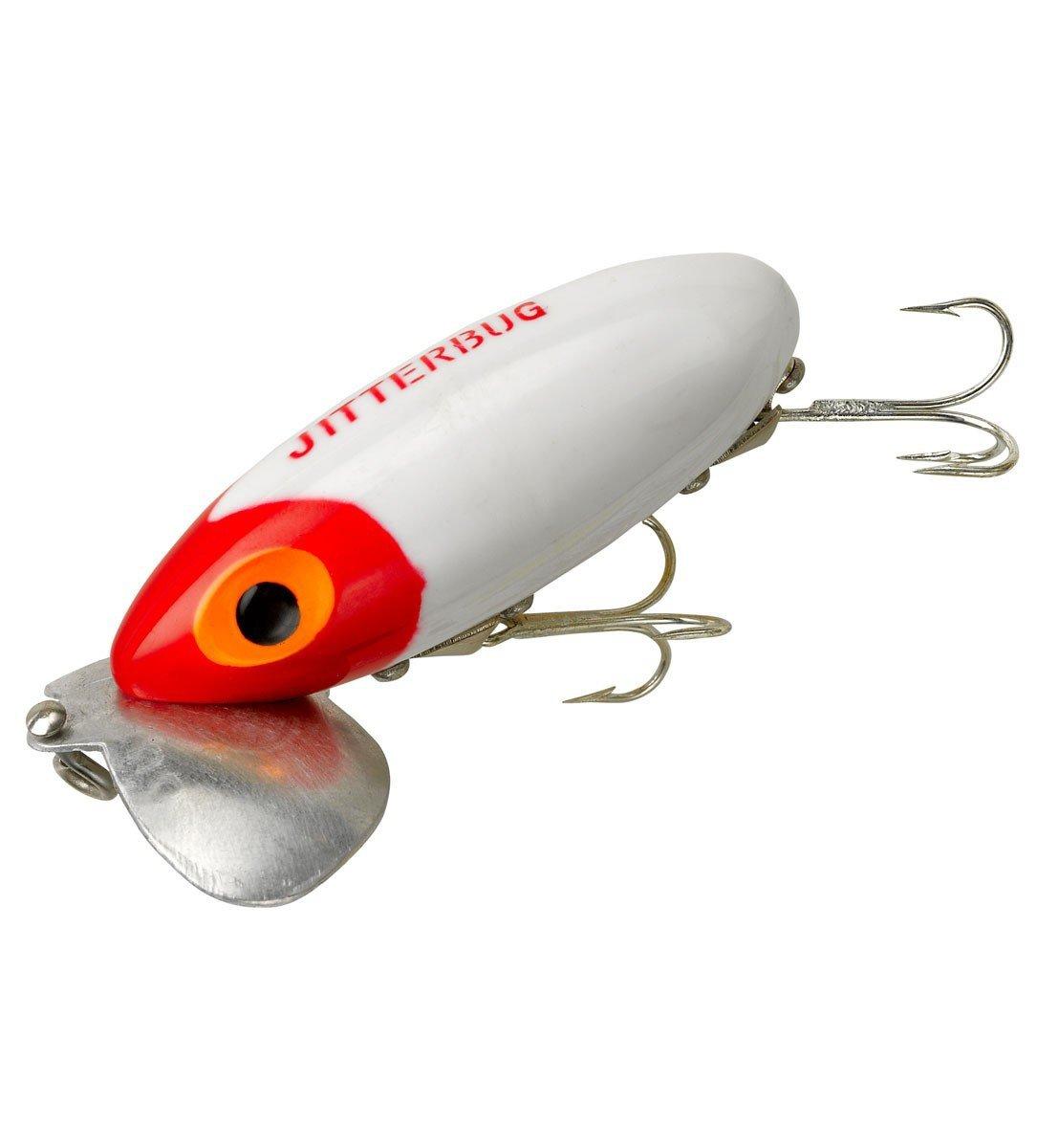 White/Redhead - Arbogast Jitterbug