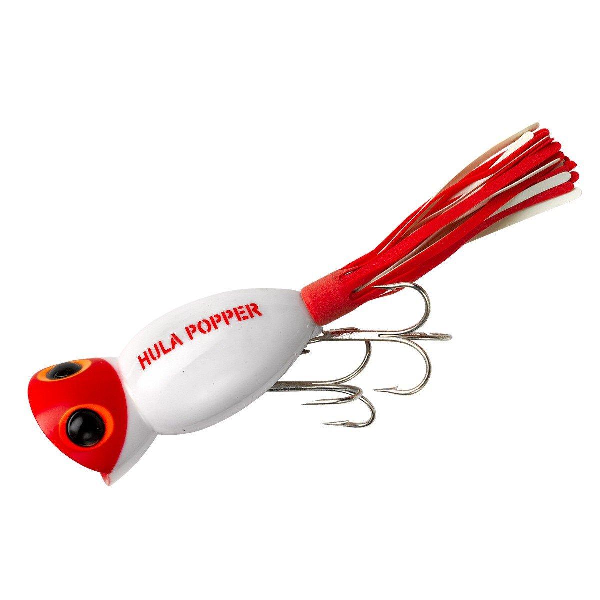 White/Redhead - Arbogast Hula Popper