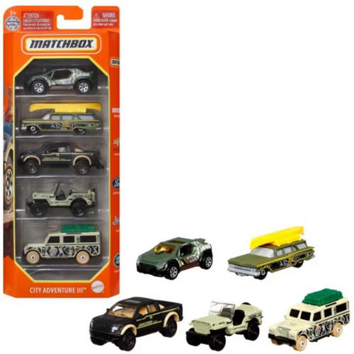 Matchbox 5-Pack Vehicles Assortment (Styles May Vary) - Primary Image
