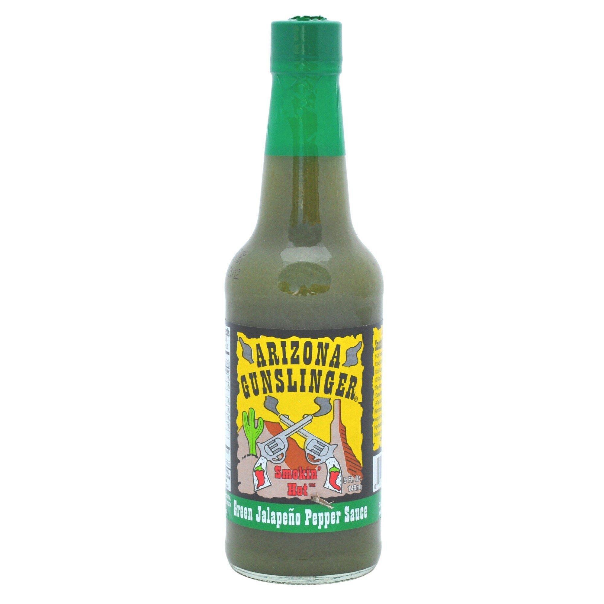 Arizona Gunslinger Smokin' Hot Green Jalapeno Pepper Sauce - Arizona Pepper Products