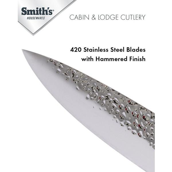 Smiths Consumer Products Cabin & Lodge 15-Piece Cutlery Block Set Kitchen Knife