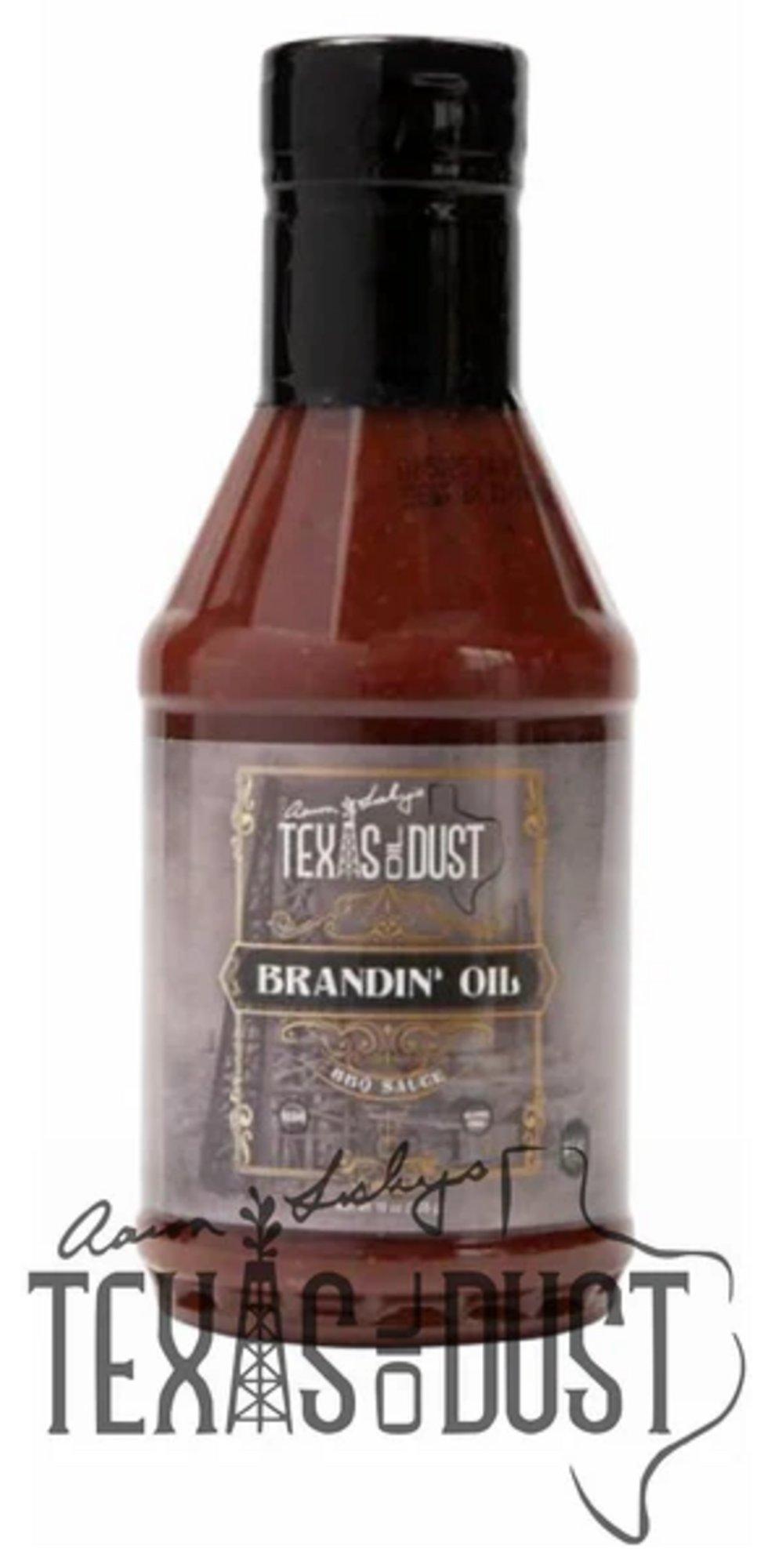 Texas Oil Dust Brandin' Oil BBQ Sauce - Texas Oil Dust