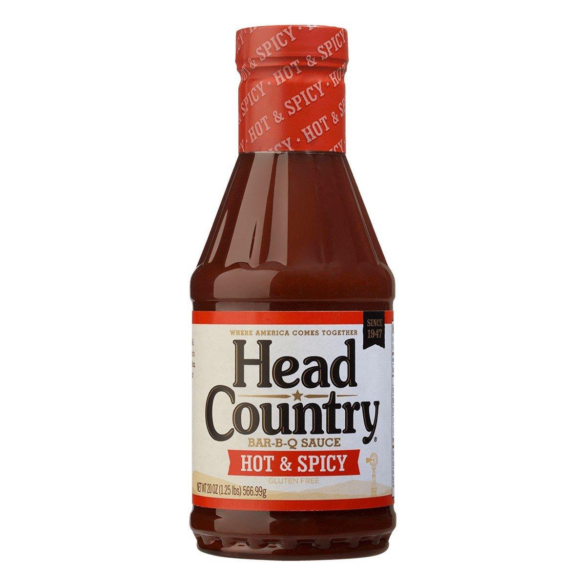 Head Country Hot and Spicy BBQ Sauce - Head Country