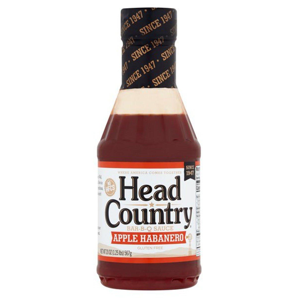 Head Country Apple Habanero BBQ Sauce 20 Oz - Head Country