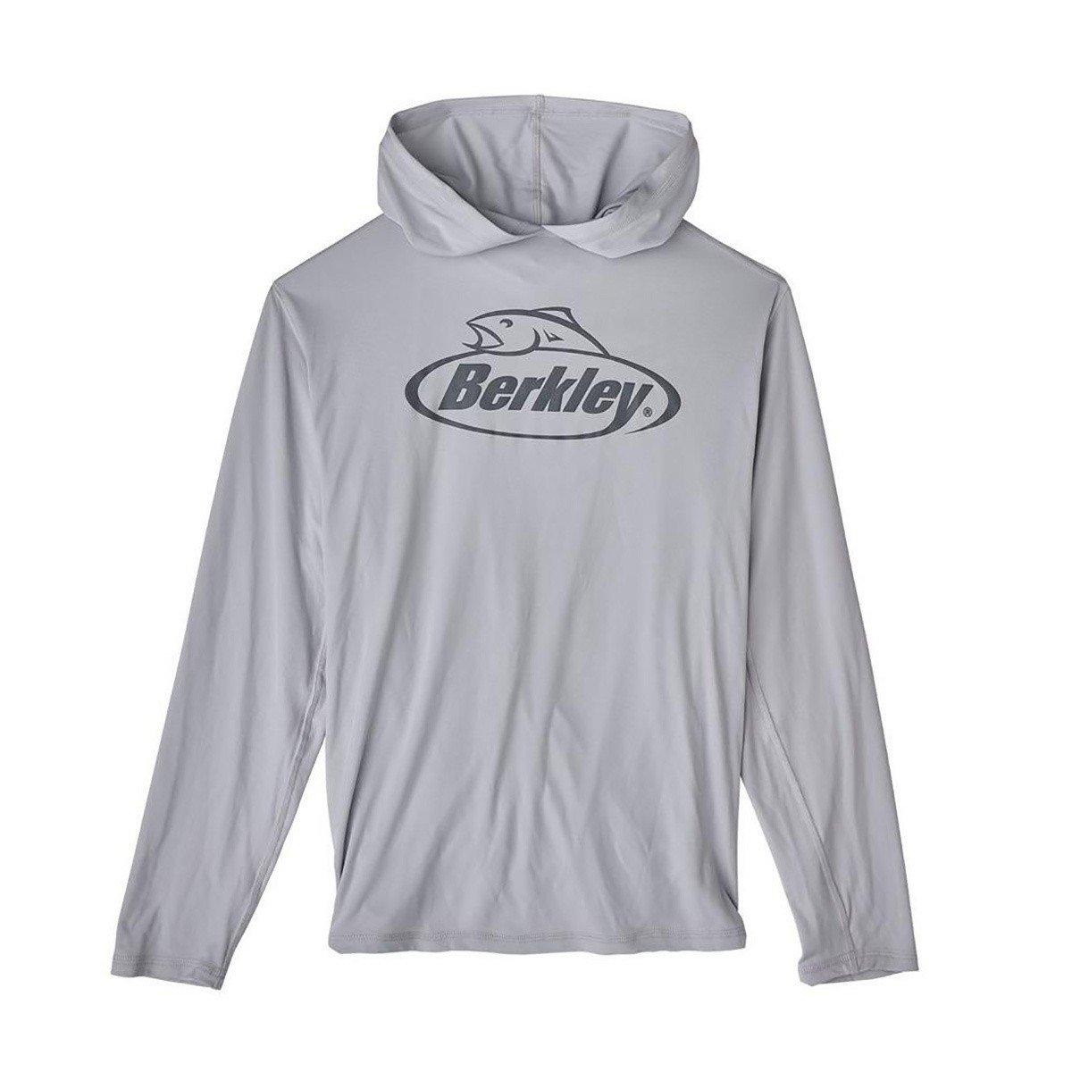 Men's Berkley Logo Performance Hood Sun Long Sleeve Hooded T-Shirt - Berkley