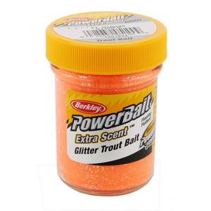 Fluorescent Orange - PowerBait Glitter Trout Bait