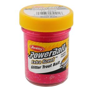 Fluorescent Red - PowerBait Glitter Trout Bait