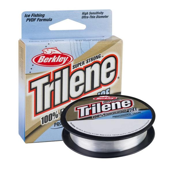 BERKLEY Trilene 100% Ice™ 2lb Ice Fishing Line Fluorocarbon Clear