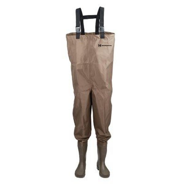 Men's Hodgman Mackenzie Cleat Chest Bootfoot Waders Adult 13 Brown