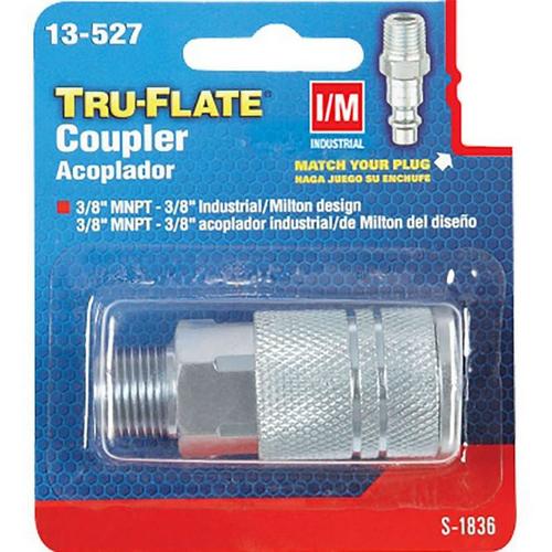 Tru-Flate Steel Quick Change Coupler 3/8 in - Primary Image