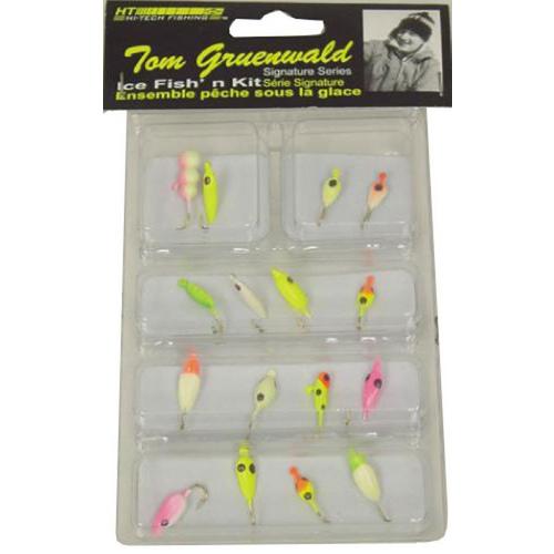HT Enterprises Ice Fishing Assortment Lure Kit - Primary Image