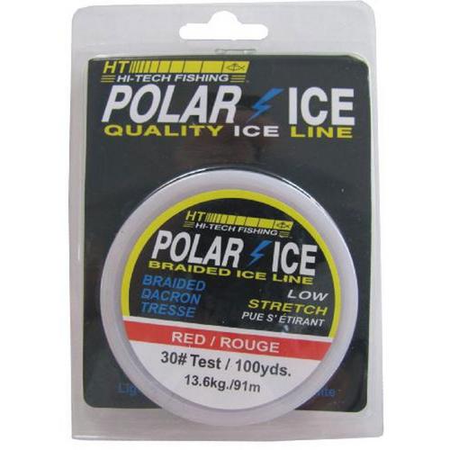 HT Enterprises Enterprises Polar Ice Red Dacron Tip Up Line Tip-Up Line - Primary Image