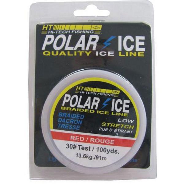HT ENTERPRISES Enterprises Polar Ice Red Dacron Tip Up Line 100yd Tip-Up Line
