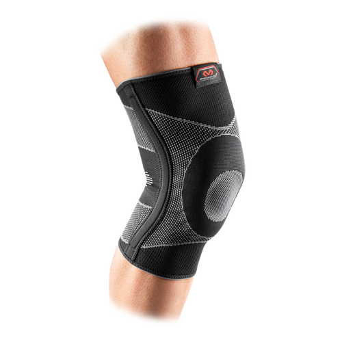 McDavid Knee Sleeve 4-Way Elastic w/ Gel Buttress and Stays - Primary Image