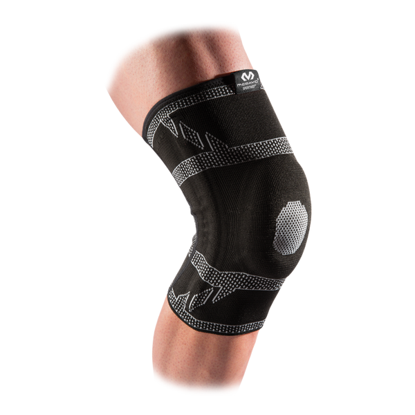 McDavid Knee Sleeve 4-Way Elite Elastic w/ Gel Buttress and Stays