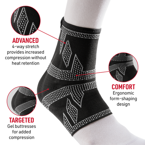 McDavid Ankle Sleeve 4 Way Elite Elastic - Primary Image