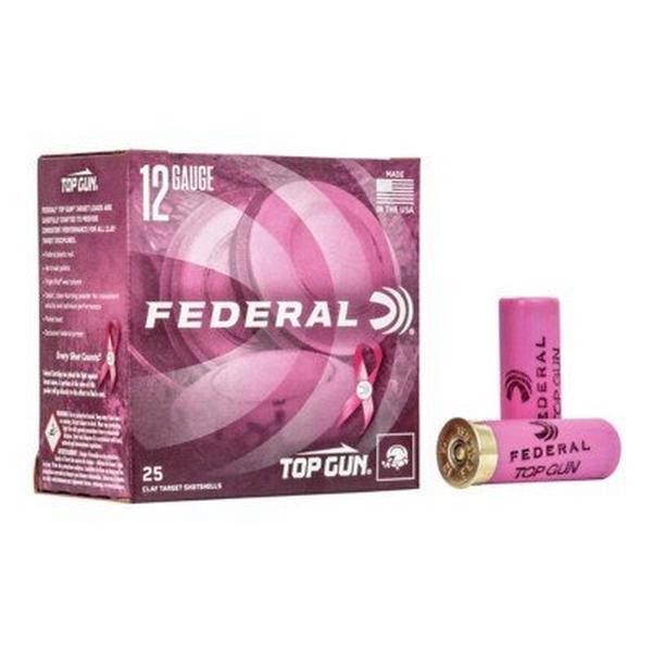 FEDERAL Top Gun Target Load Pink 12 Gauge Shotshells