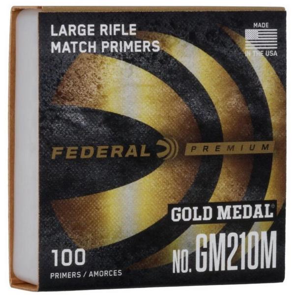 FEDERAL Premium Gold Medal Large Rifle Match .210 Primer Brick
