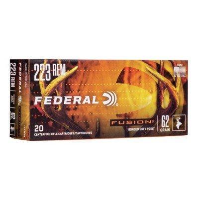 Federal Fusion 223 Remington Rifle Ammunition 20 Round Box