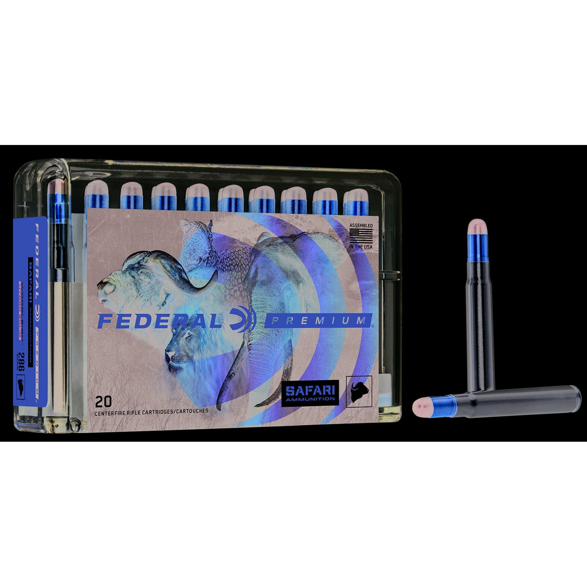 Federal Premium Safari Cape-Shok 370 Sako Mag Rifle Ammunition 20 Round Box