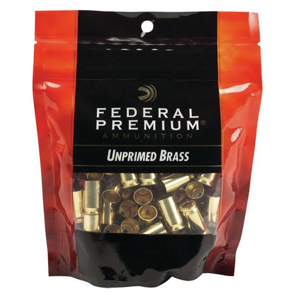 FEDERAL Gold Medal Premium Unprimed Brass Pistol Cartridge Cases