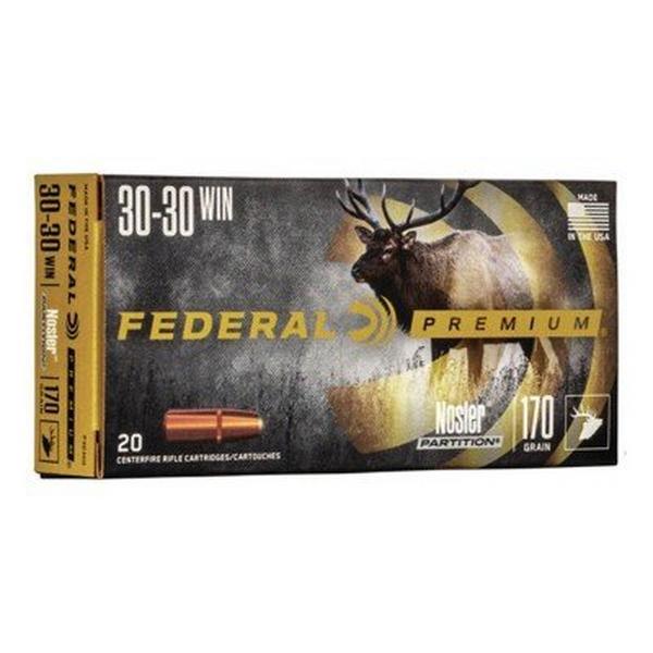 FEDERAL Premium Nosler Partition Rifle Ammunition