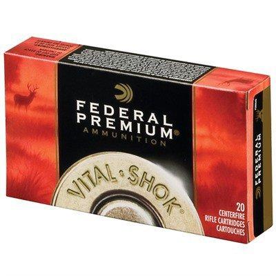 Federal Vital Shok 130gr Trophy Bonded Tip 270 Winchester Rifle Ammunition 20 Round Box