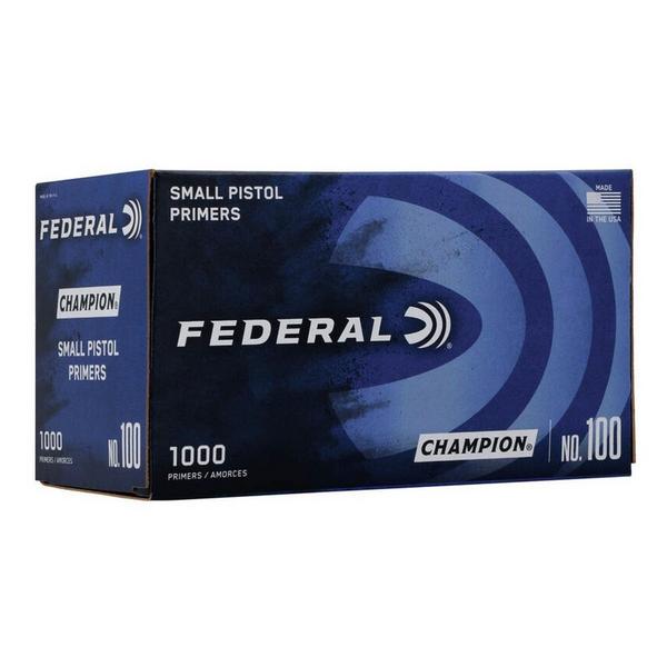 FEDERAL Champion Small Pistol 100 Champion Primer Brick