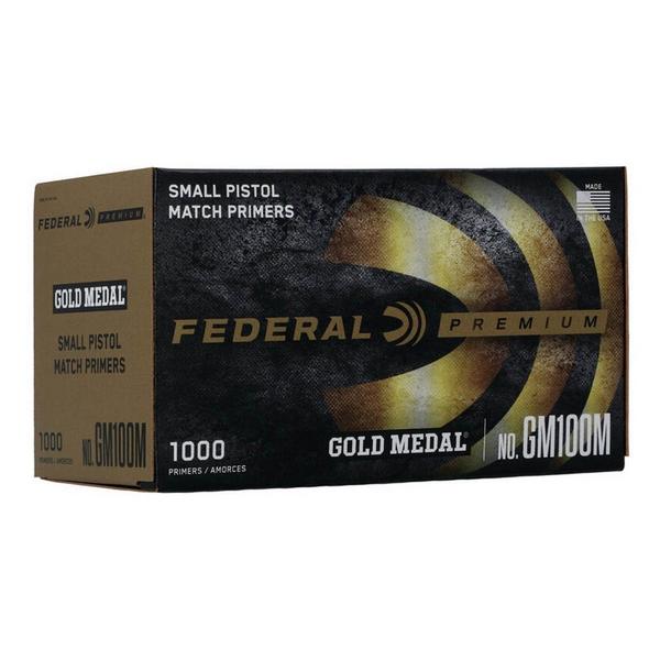 FEDERAL Premium Gold Medal Small Pistol Match .100 Primer Brick