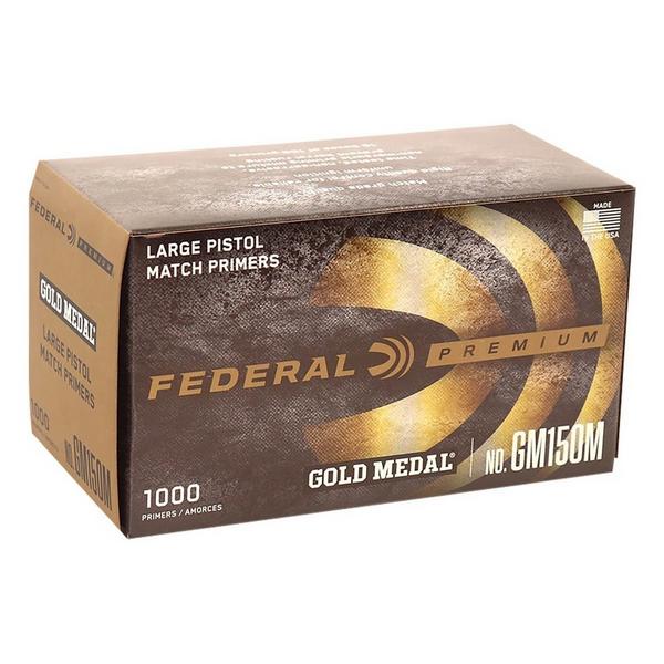 FEDERAL Premium Gold Medal Large Pistol Match .150 Primer Brick