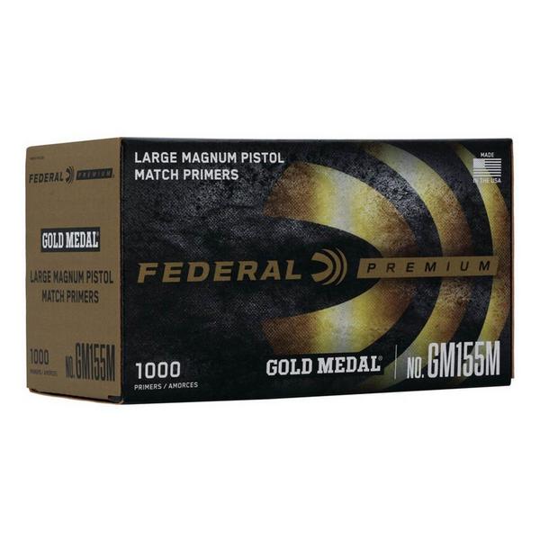 FEDERAL Premium Gold Medal Large Magnum Pistol Match .155 Primer Brick
