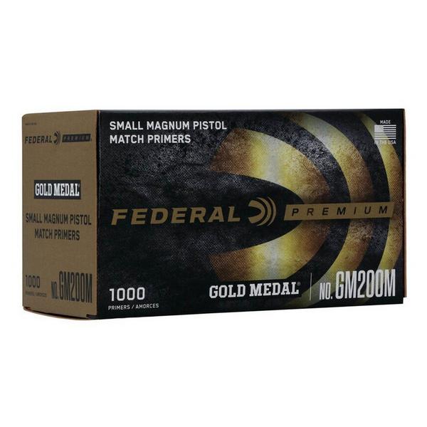 FEDERAL Premium Gold Medal Small Magnum Pistol Match .200 Primer Brick