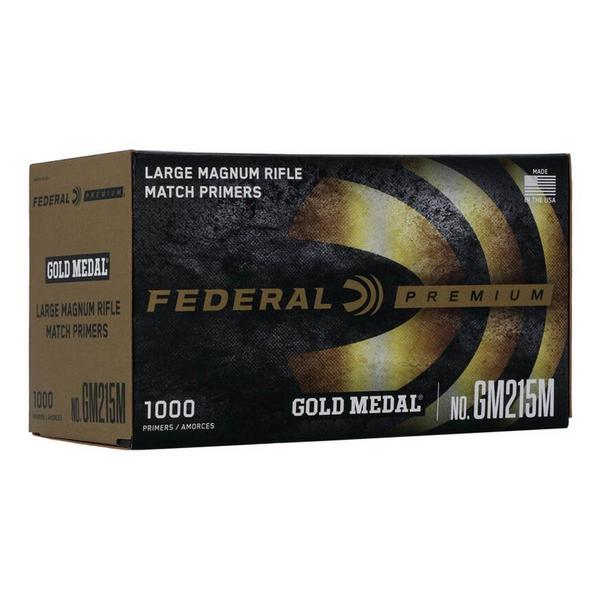 FEDERAL Premium Gold Medal Large Magnum Rifle Match .215 Primer Brick