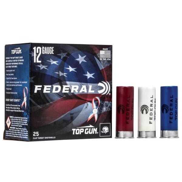 FEDERAL Top Gun Red, White, & Blue Shotshells